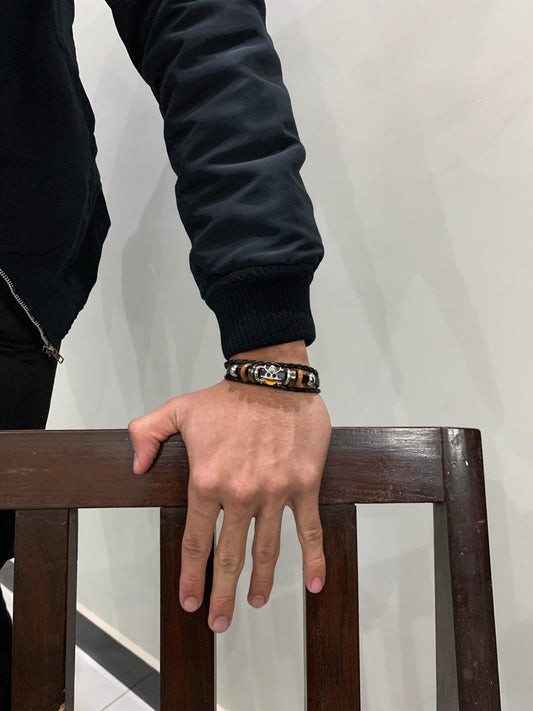 Straw Hat Pirate Beaded Bracelet