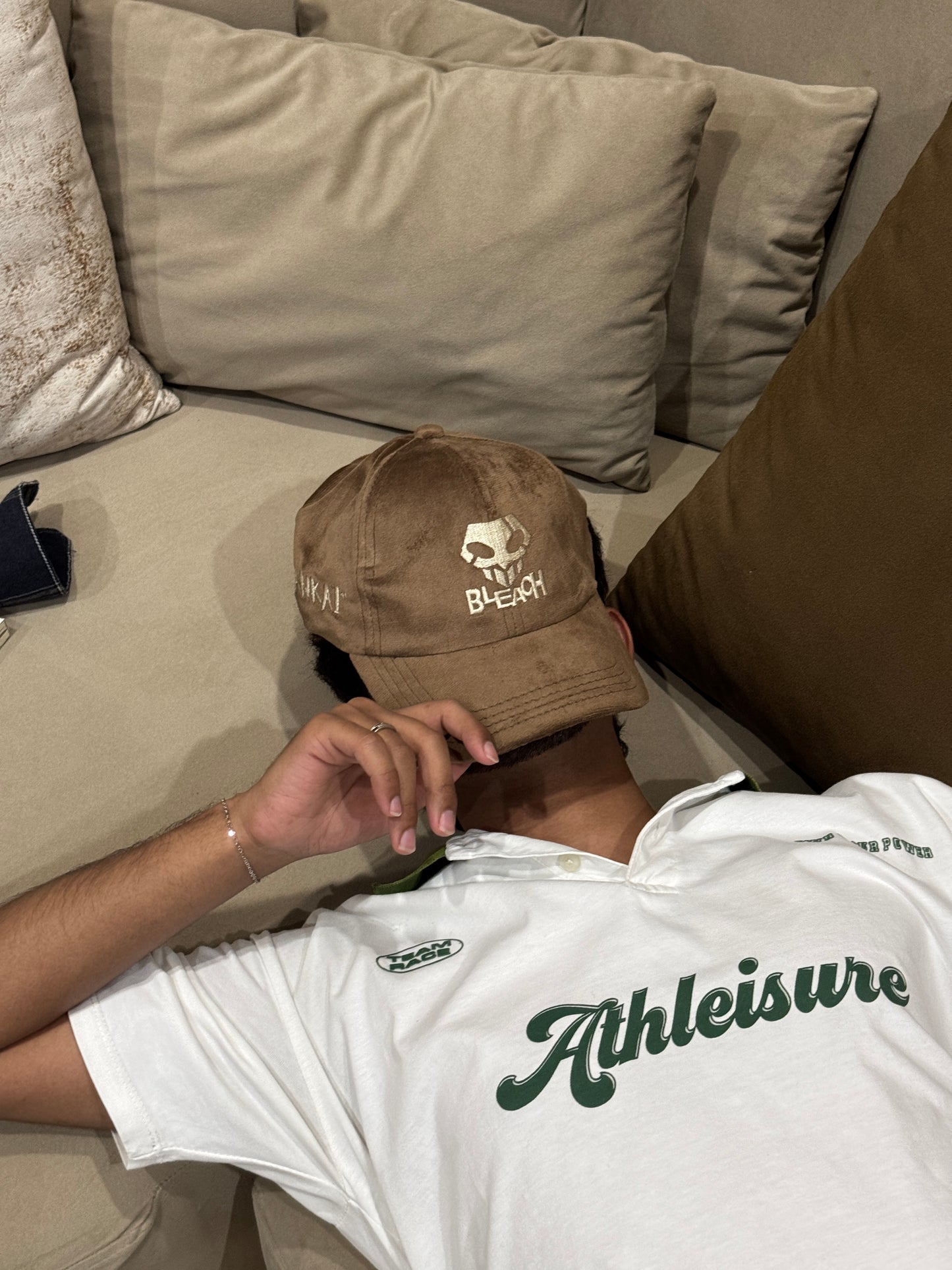 Bleach Suede Cap