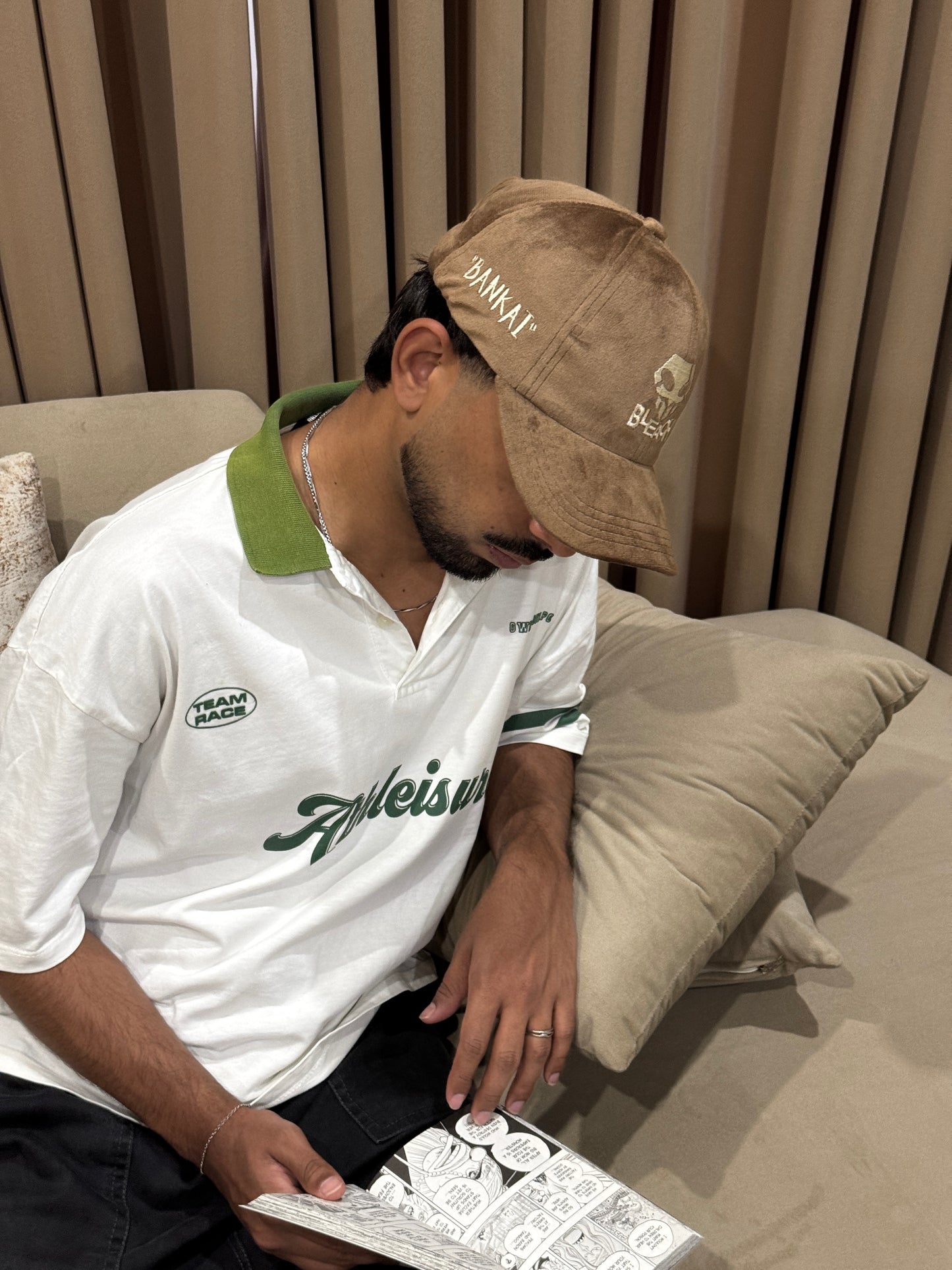 Bleach Suede Cap