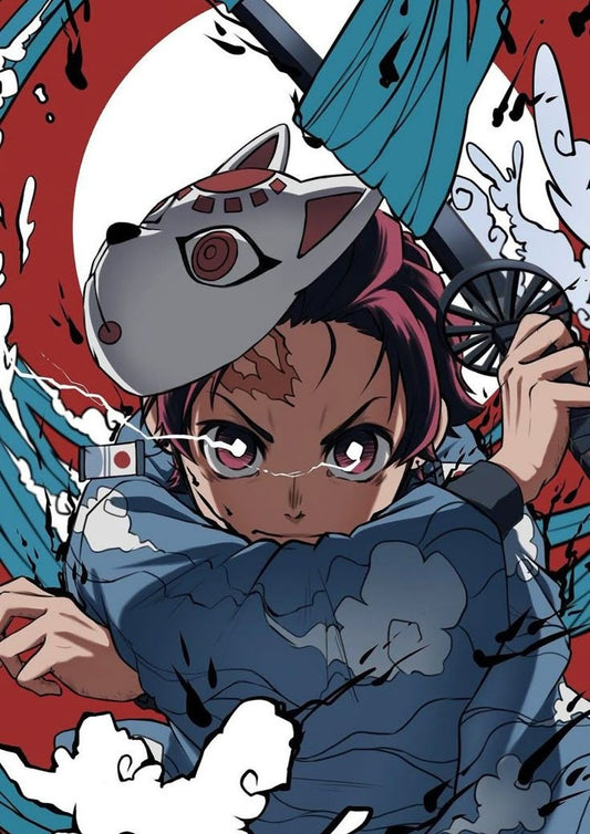 Tanjiro Water Breathing Poster